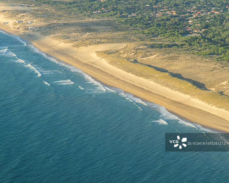 阿基坦海岸线图片素材