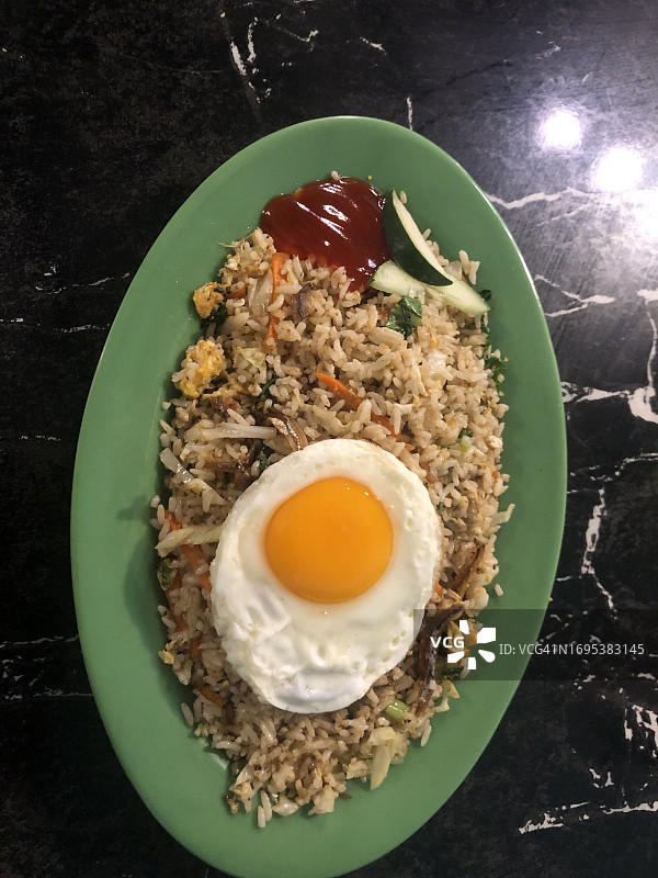 鸡蛋炒饭图片素材