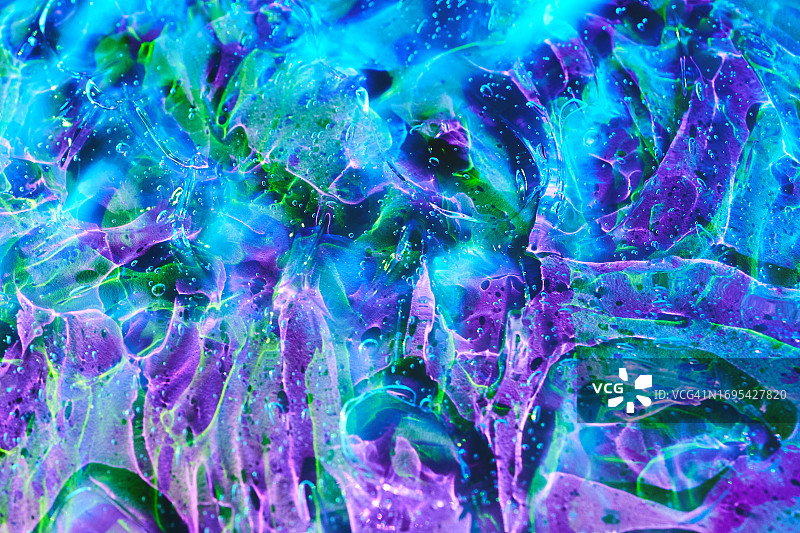 全息透明泥浆纹理背景图片素材