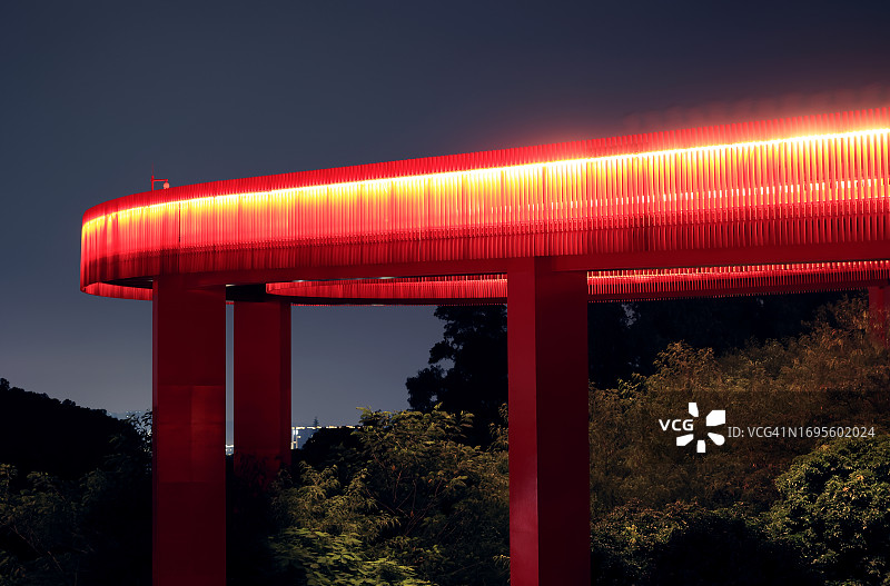 现代人行桥图片素材