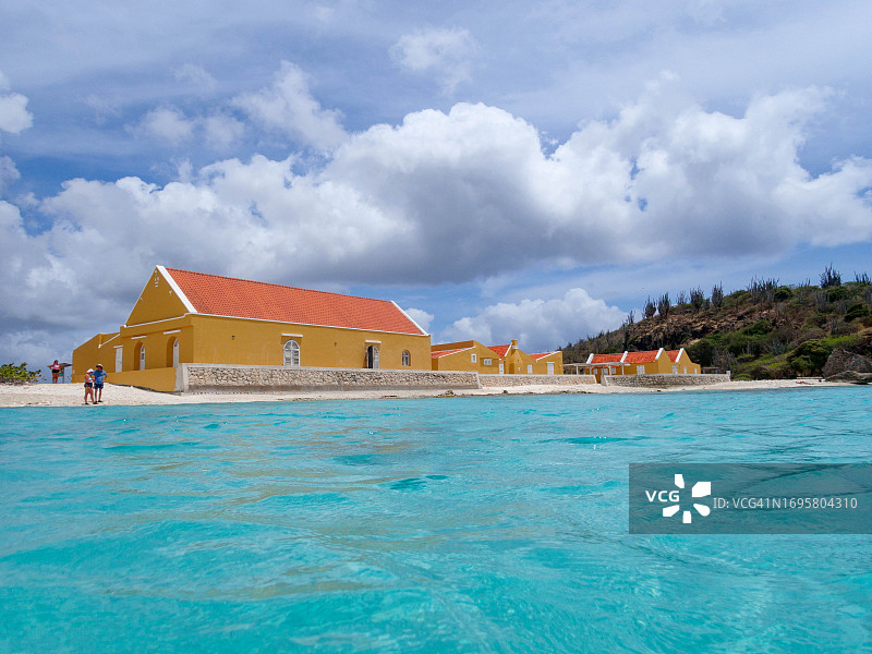 加勒比海博内尔岛的水下海洋生物图片素材