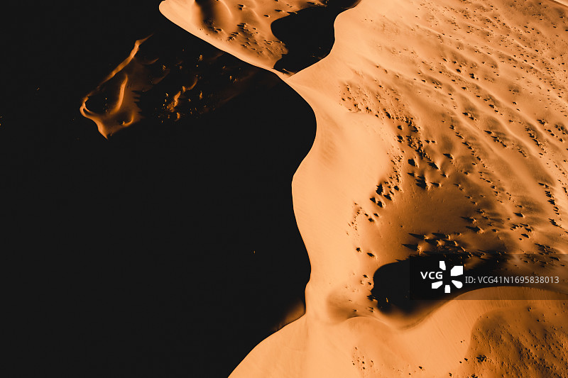 纳米比亚苏索斯维利沙丘航拍图片素材