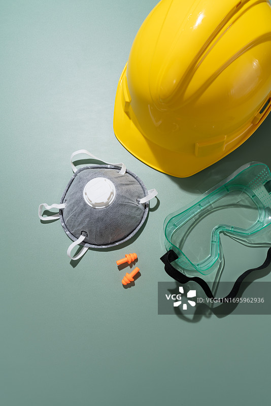 头部防护个人防护工作服图片素材