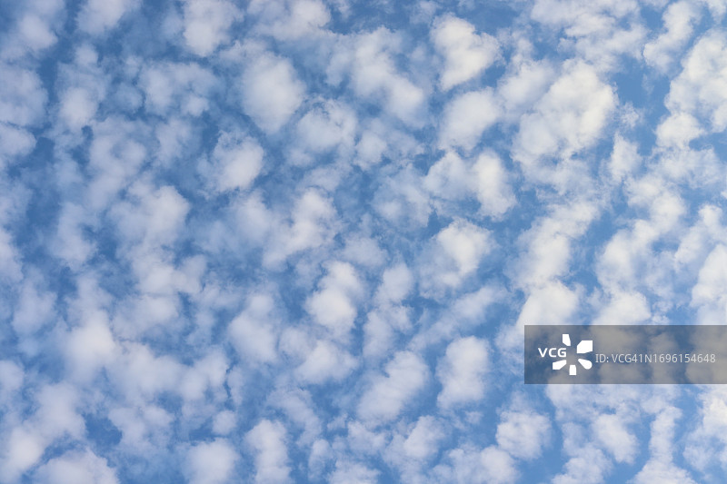 棉花球天空图片素材