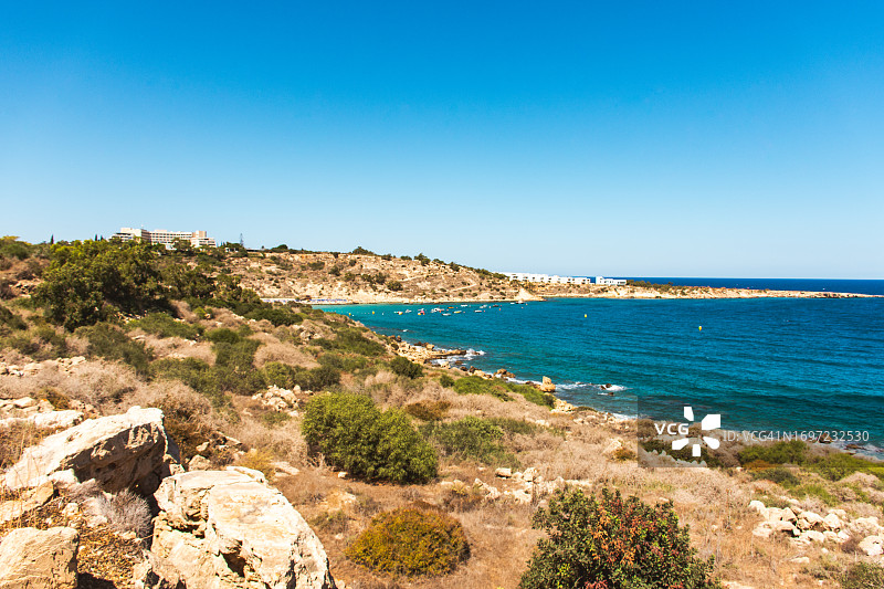 塞浦路斯格雷科角海岸风光图片素材