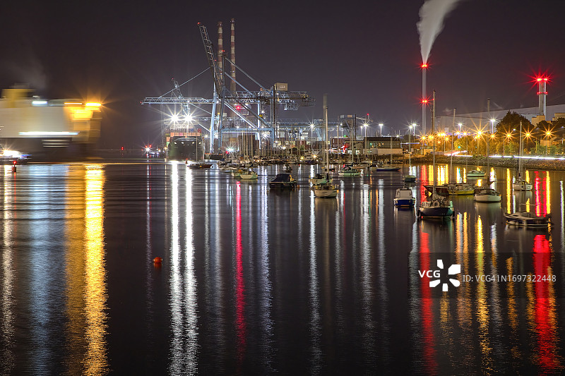 爱尔兰都柏林港口图片素材