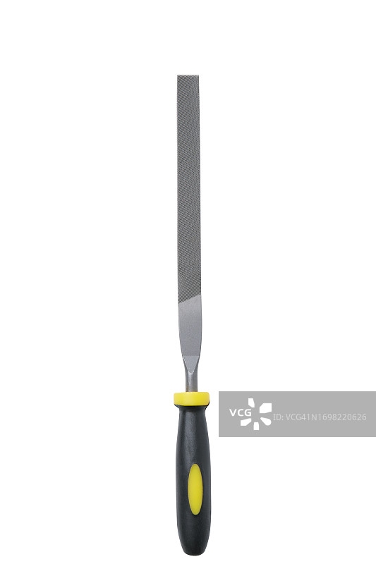 白色背景上的钢锉图片素材