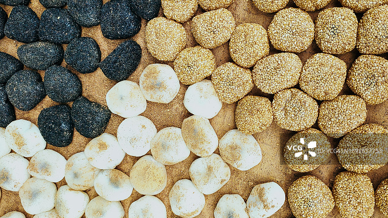 杭州传统香甜芝麻包图片素材