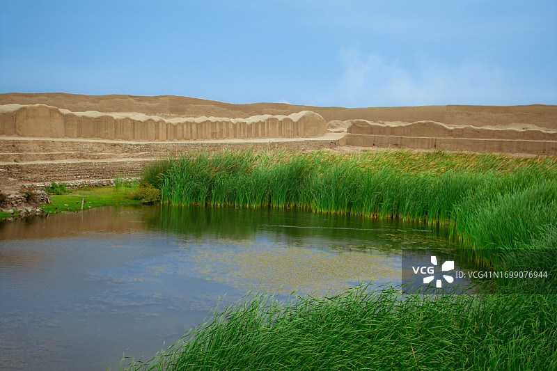 秘鲁特鲁希略的昌昌考古区图片素材
