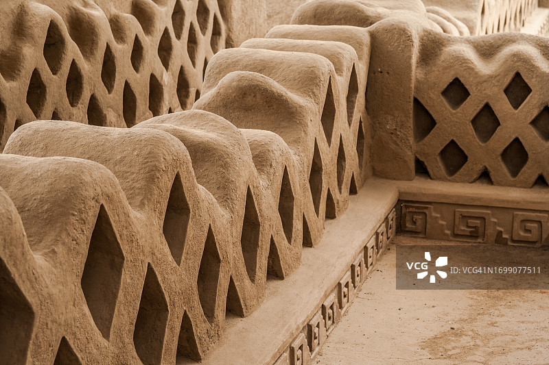 秘鲁特鲁希略的昌昌考古区图片素材