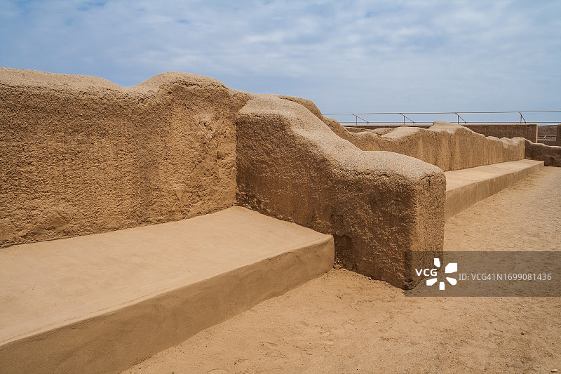 秘鲁特鲁希略的昌昌考古区图片素材