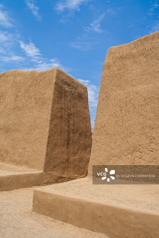 秘鲁特鲁希略的昌昌考古区图片素材