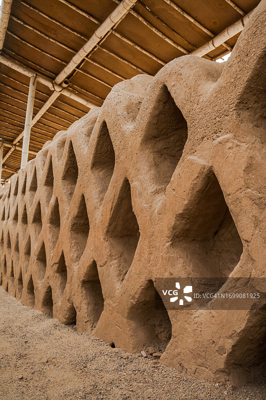 秘鲁特鲁希略的昌昌考古区图片素材