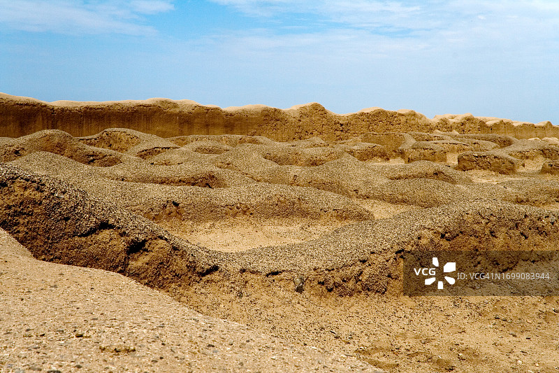秘鲁特鲁希略的昌昌考古区图片素材