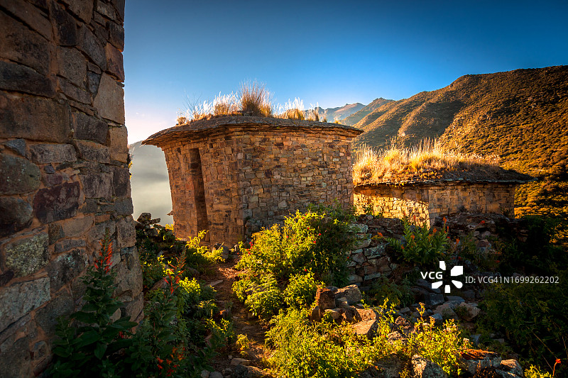 鲁帕克考古遗址，阿塔维洛斯文化建造图片素材