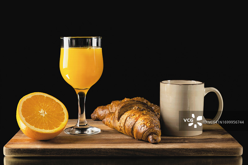 新鲜美味的早餐特写图片素材