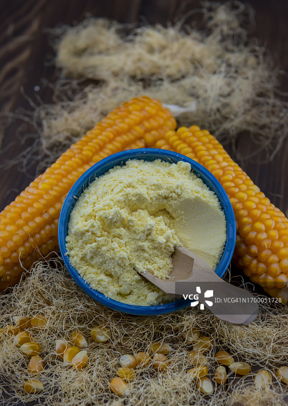 玉米油、玉米粉和玉米图片素材
