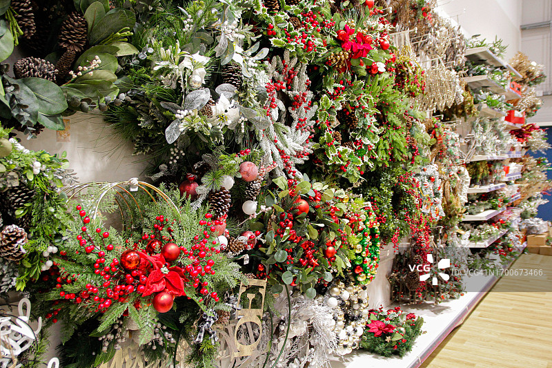 圣诞商店图片素材