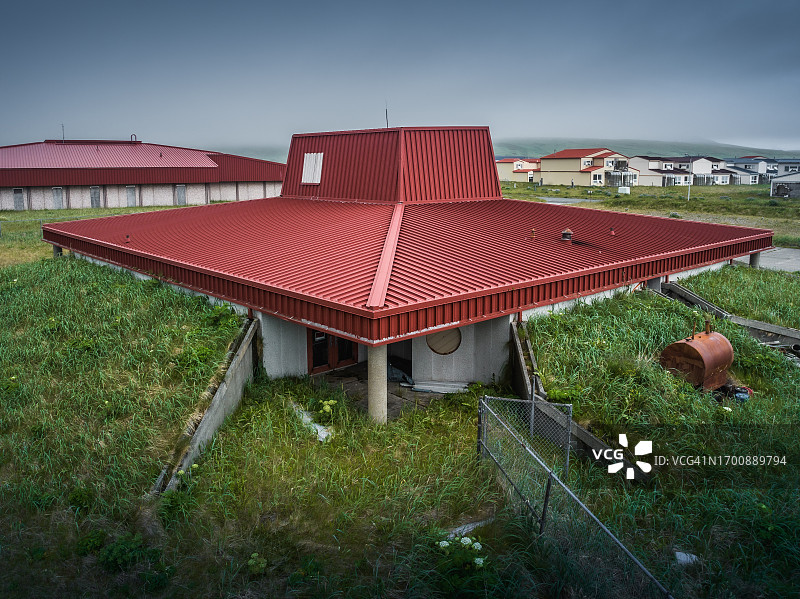 阿达克的废弃建筑图片素材
