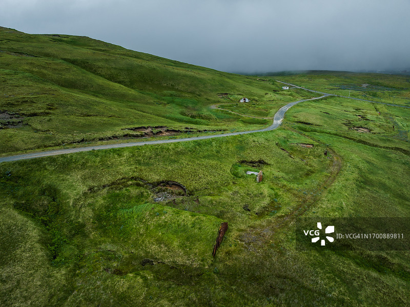 阿达克的废弃建筑图片素材