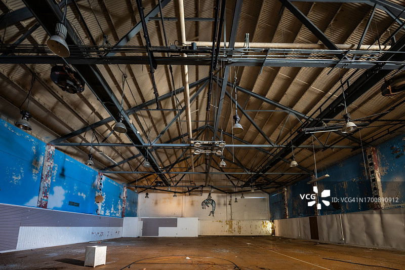 阿达克市的废弃内部图片素材