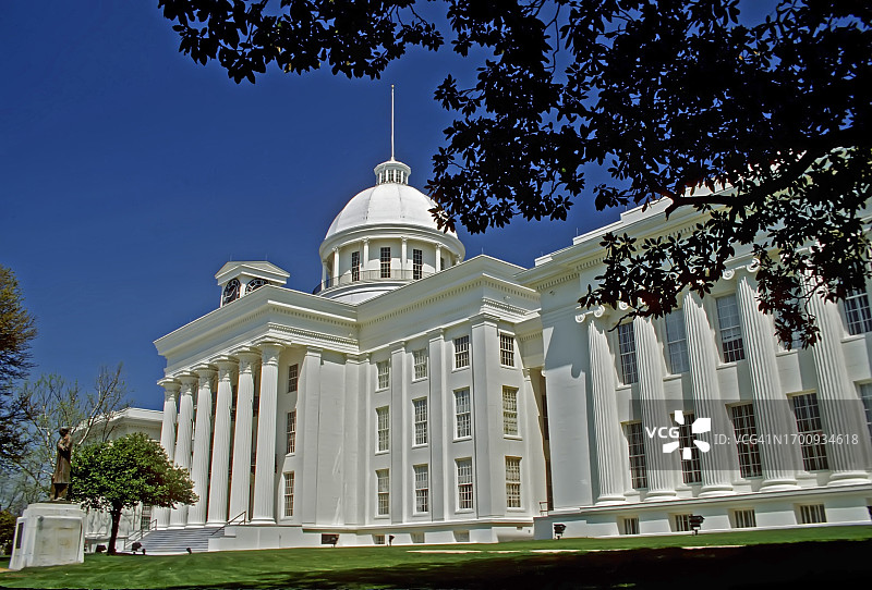 亚拉巴马州蒙哥马利州议会大厦图片素材