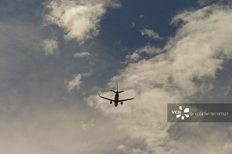 飞机起降图片素材