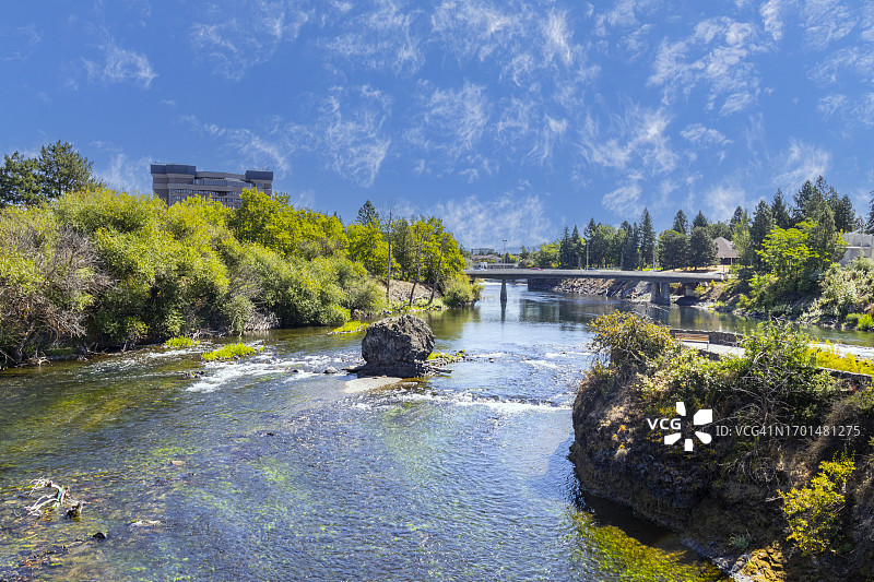 2023年8月11日 斯波坎WA的威利岩图片素材