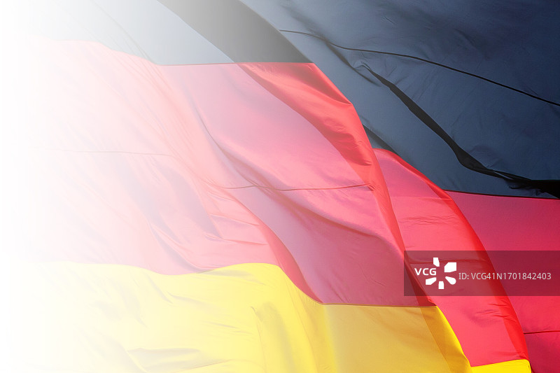 带有亮光的德国国旗图片素材