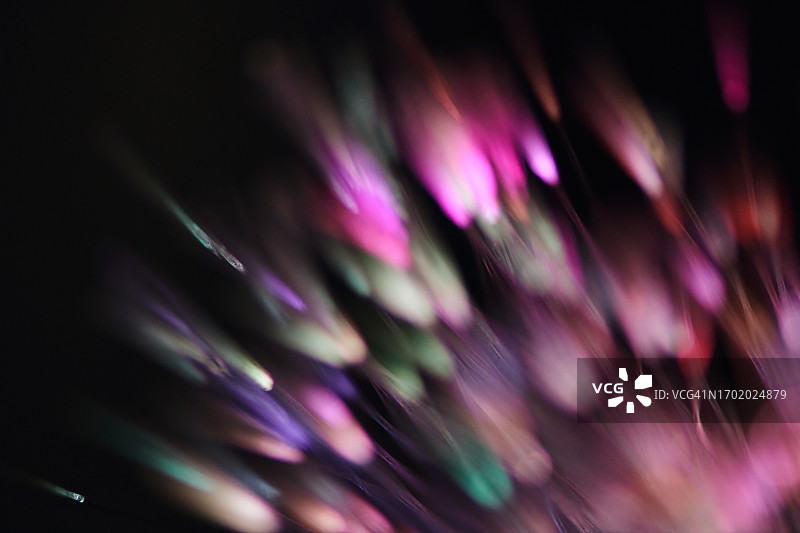 光纤背景：光纤灯丝特写图片素材