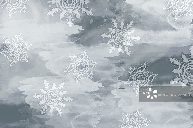 雪花图案图片素材