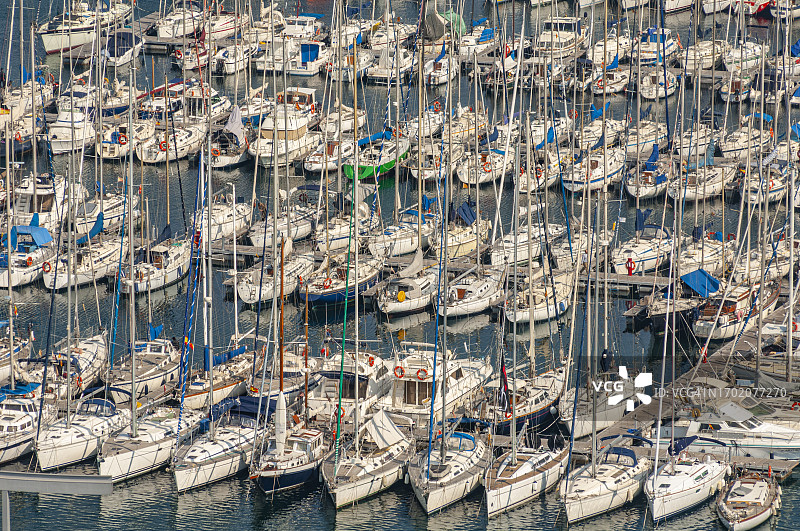 巴塞罗那旧港图片素材