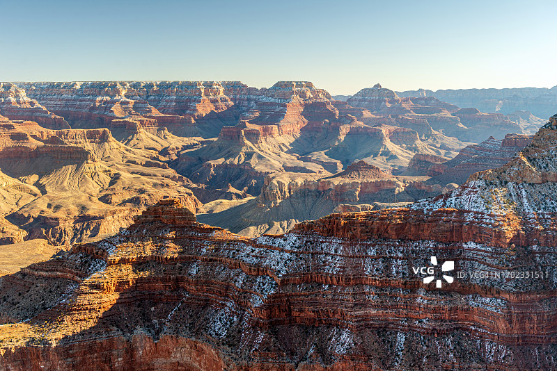 美国亚利桑那州大峡谷南缘风光图片素材