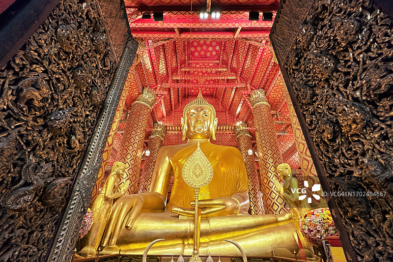 泰国阿瑜陀耶的大佛图片素材