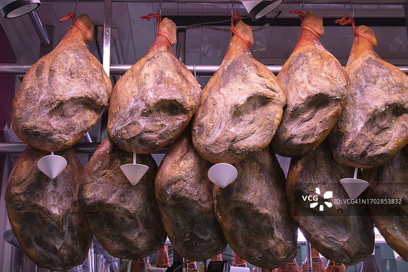 塞拉诺火腿图片素材