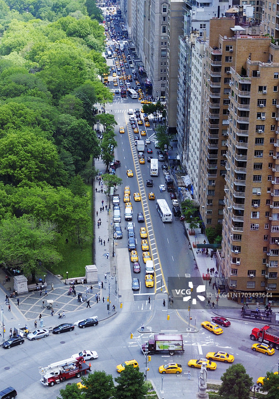哥伦布圆环中央公园图片素材