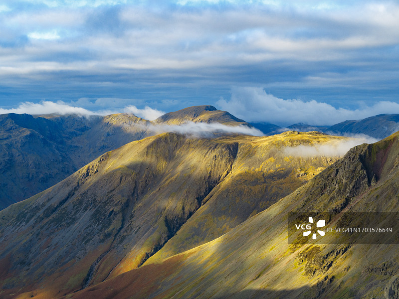 湖区柯克费尔山和皮勒费尔山图片素材