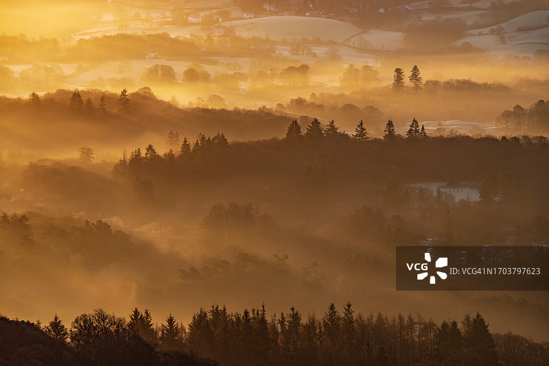 南湖区国家公园日出图片素材