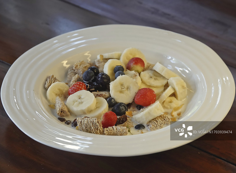 健康的水果早餐图片素材