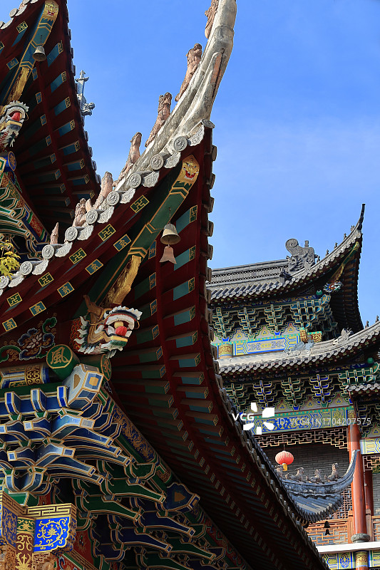 寺庙屋顶图片素材