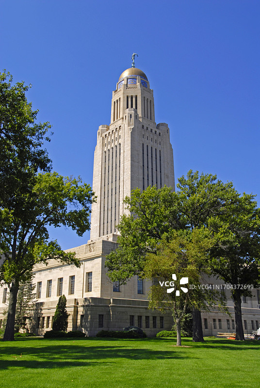 内布拉斯加州的林肯市图片素材