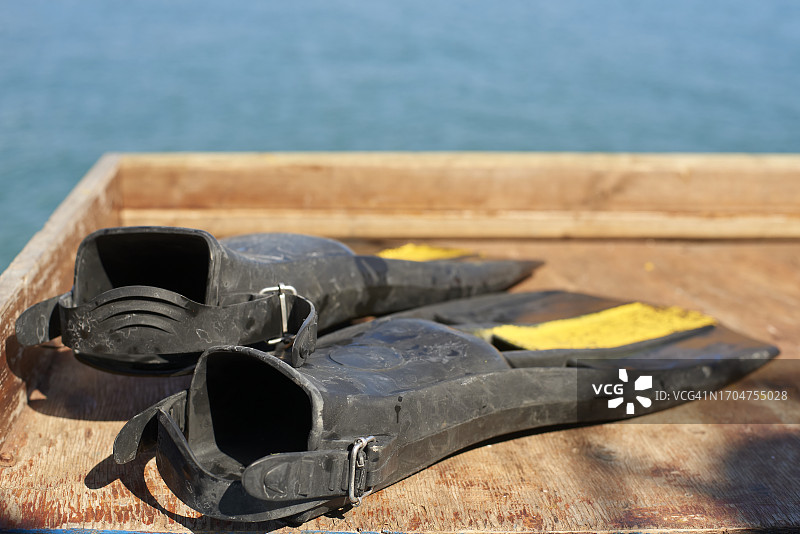 潜水脚蹼图片素材