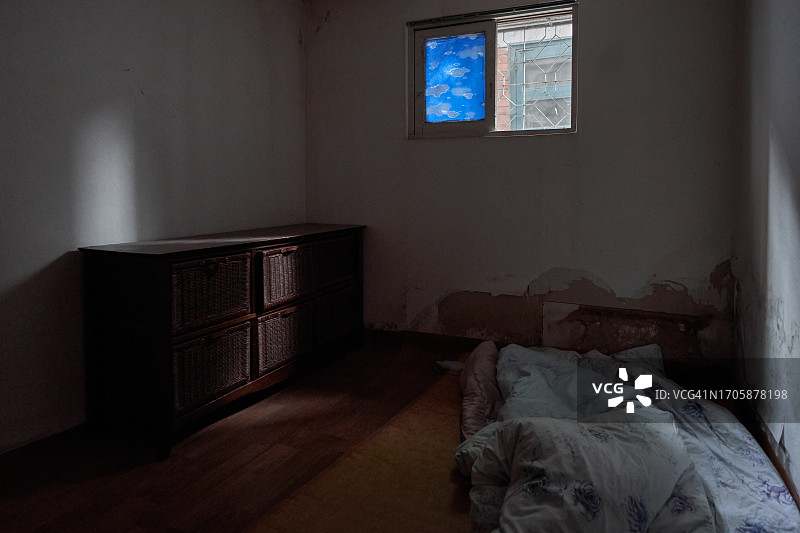 韩国，无人，腐蚀，旧，半地下室图片素材