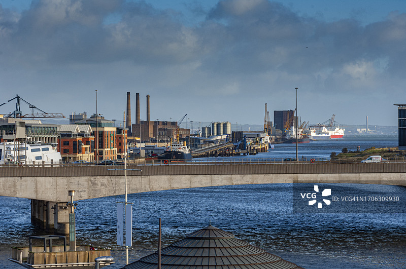 贝尔法斯特达根桥图片素材