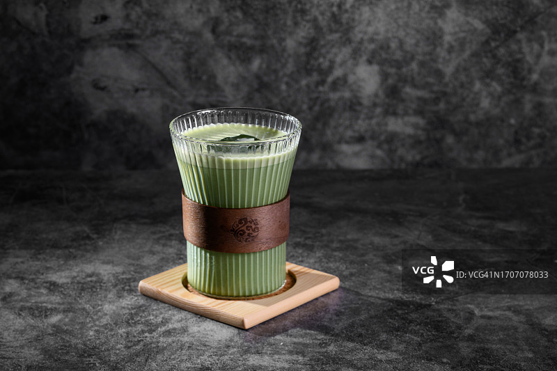 冰抹茶拿铁图片素材