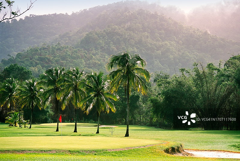 查瓜拉马斯高尔夫球场图片素材