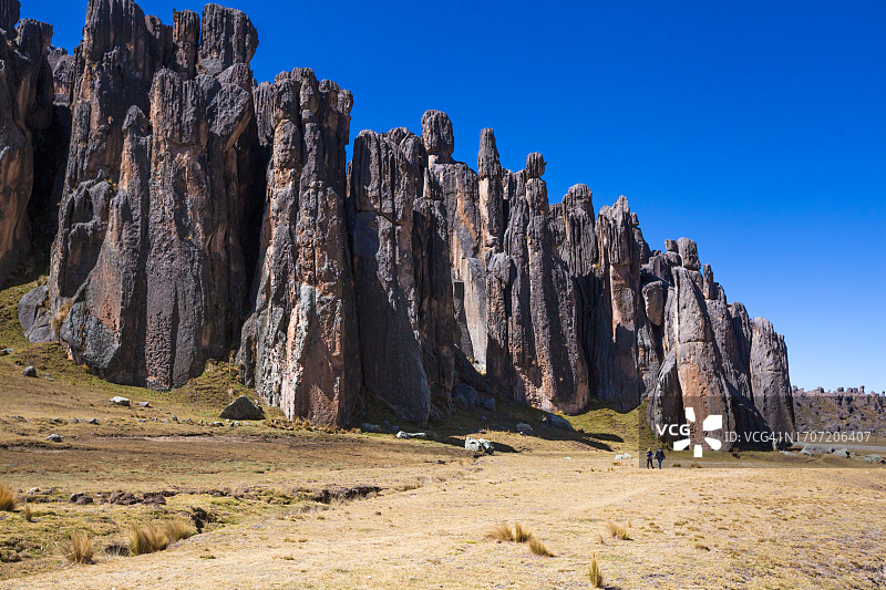 瓦伊亚石林，帕斯科省，秘鲁图片素材
