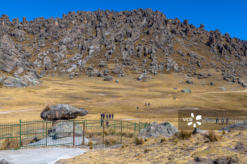 瓦伊亚石林，帕斯科省，秘鲁图片素材