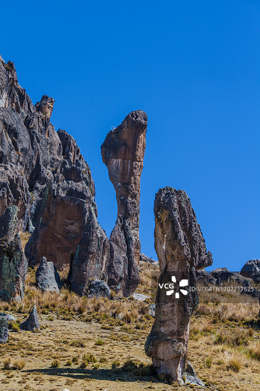 瓦伊亚石林，帕斯科省，秘鲁图片素材