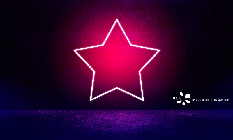 霓虹星图片素材